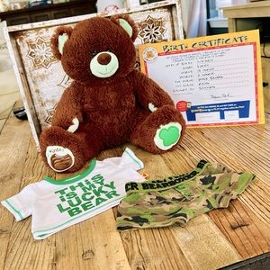 Retired Build-A-Bear Girl’s Scouts "Thin Mint Cookie" teddy bear